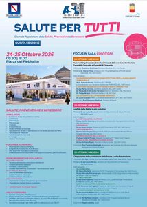L’Asl Napoli 1 Centro in Piazza del Plebiscito per l’evento “Salute per Tutti”